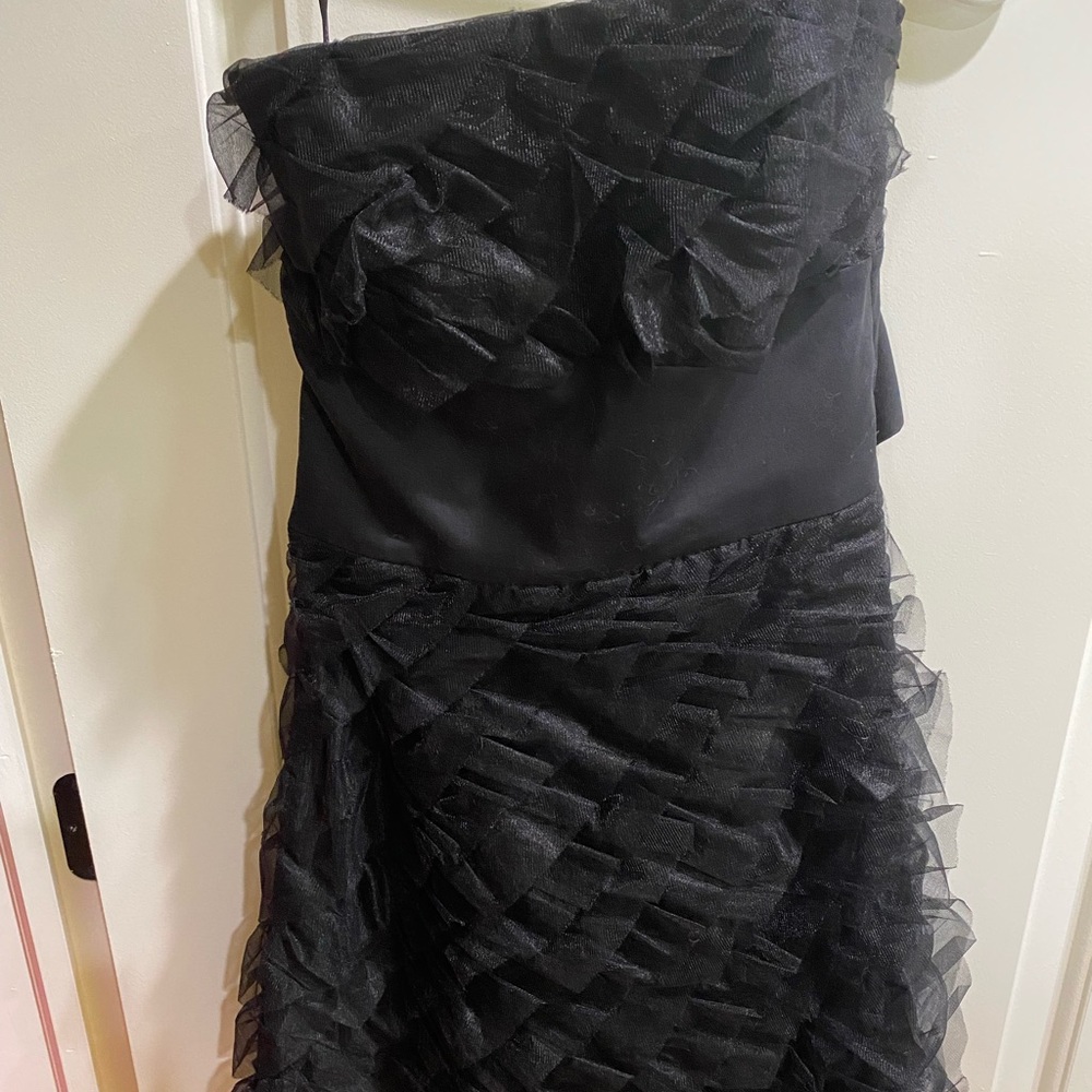 Betsey Johnson Ruffled Little Black Dress